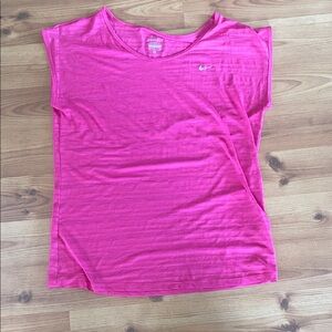 Nike Girls' Hot Pink Dri-FIT Tank Top